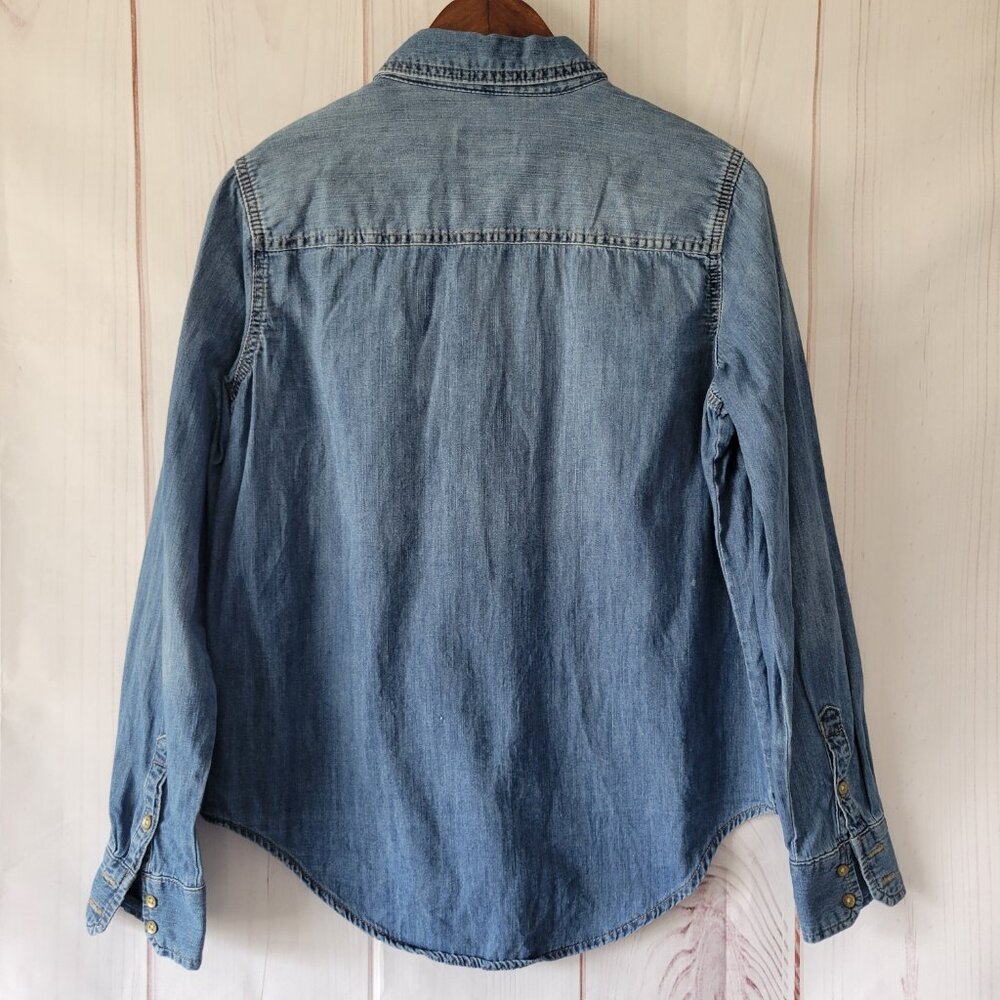 Universal Thread Long Sleeve Button Down Denim Sh… - image 4